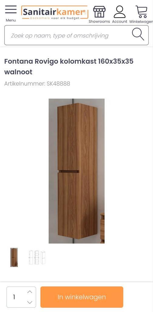nieuw in doos, Huis en Inrichting, Badkamer | Badkamermeubels, Nieuw, Overige typen, 25 tot 50 cm, Ophalen
