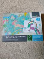 Colouring jigsaw puzzle, Ophalen of Verzenden, Minder dan 500 stukjes, Zo goed als nieuw, Legpuzzel