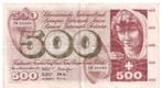 Zwitserland, 500 Francs, 1965, VF, Los biljet, Overige landen, Verzenden