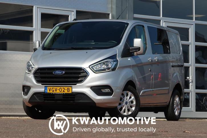 Ford Transit Custom 300 2.0 TDCI L1H1 Limited DC AUT/ LED/ C, Auto's, Bestelauto's, Bedrijf, Te koop, ABS, Achteruitrijcamera