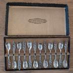 Gero set van 12 verzilverde theelepeltjes model 647 vintage, Antiek en Kunst, Ophalen of Verzenden