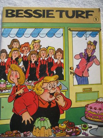 4 stripboeken van Bessie Turf uit 60er jaren beschikbaar voor biedingen