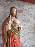 Antiek brocant heiligenbeeld Jezus Hoogte is 65 cm Zeer mooi, Antiek en Kunst, Antiek | Religie, Ophalen