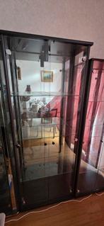 Grote Vitrinekast met 2 Deuren, Ophalen, 50 tot 100 cm, Glas, Modern