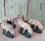 Oude gips schapen, Antiek en Kunst, Verzenden
