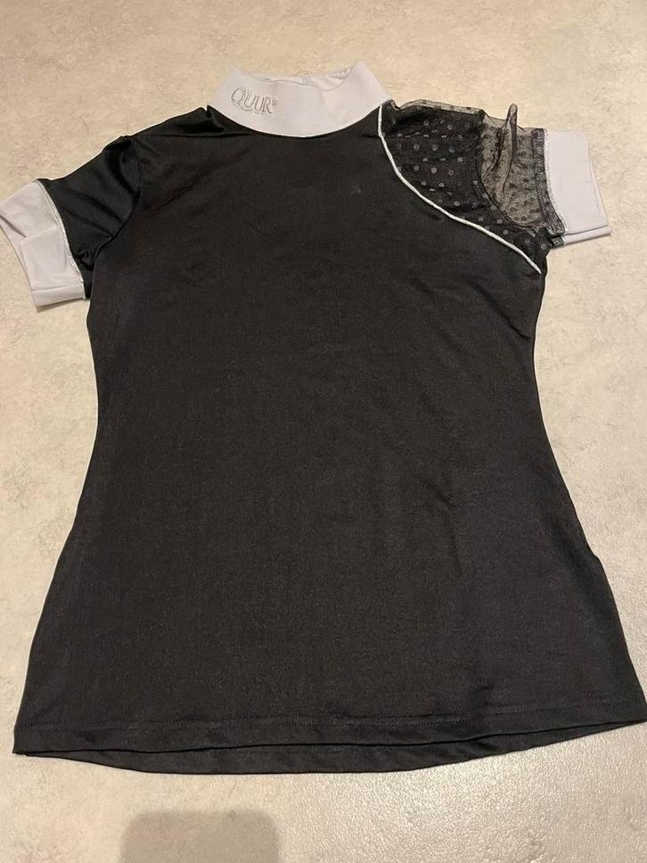 QUUR wedstrijd shirt maat xs, Dieren en Toebehoren, Paardrijkleding, Zo goed als nieuw, Bovenkleding, Dressuur, Ophalen of Verzenden