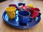 Keramiek Espresso set Les Grottes Dieulefit, Antiek en Kunst, Antiek | Keramiek en Aardewerk, Ophalen