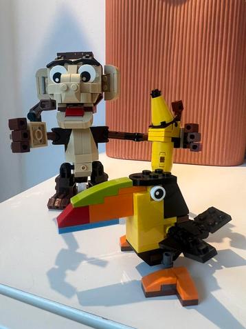 Lego creator aap toekan 31091 compleet zonder boekje beschikbaar voor biedingen