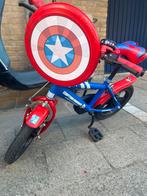Captain America Kinderfiets 14 inch, Fietsen en Brommers, Ophalen of Verzenden, Gebruikt, 14 inch of minder, Handrem
