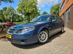 Saab 9-5 2.3T Biopower Estate AUT 2007 Blauw youngtimer, Stof, 1800 kg, Zwart, 4 cilinders