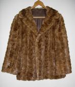 Korte - bruine - nerts bontjas / maat 38/40  Kalkman Huizer, Kleding | Dames, Maat 38/40 (M), Bruin, Gedragen, Kalkman Huizer