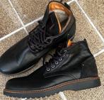 Nogrz zwart leren boots nieuw maat 46, Zwart, Nieuw, Ophalen of Verzenden, Boots