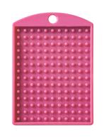 Pixelhobby medaillon plaatje 3 x 4 cm donkerroze, Hobby en Vrije tijd, Knutselen, Materiaal, ., Nieuw, Ophalen of Verzenden