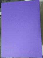 20 vel Violet papier, 210 gr, Ophalen of Verzenden, Nieuw