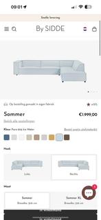 ZGAN BySIDDE Hoekbank Sommer - Grijs/Blauw - 307 x 230, BySidde Hoekbank Sommer Loungebank Grijs/Blauw Geweven, -, -, Hoekbank