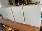 4 Witte Bruynzeel Bovenkastjes Keuken, Huis en Inrichting, Keuken | Keukenelementen, Minder dan 50 cm, Wit, Ophalen of Verzenden