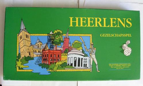 Vintage Heerlens Gezelschapsspel 1987 Limburg, Hobby en Vrije tijd, Gezelschapsspellen | Bordspellen, Zo goed als nieuw, Een of twee spelers