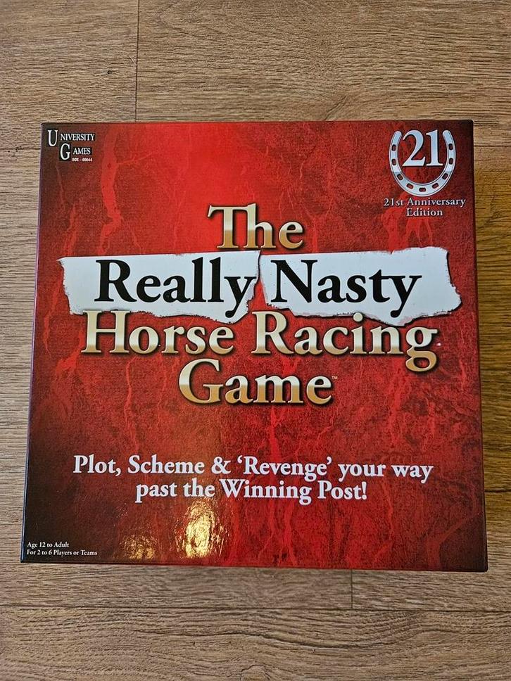 The Really Nasty Horse Racing Game, Hobby en Vrije tijd, Gezelschapsspellen | Bordspellen, Zo goed als nieuw, Ophalen of Verzenden