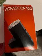 Agfascop 100 - Vintage Diaprojector, Ophalen of Verzenden, Gebruikt, Met scherm