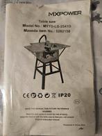 Zaagtafel met beschermkap en extra platen, Ophalen, Gebruikt, Cirkelzaag, MXPOWER
