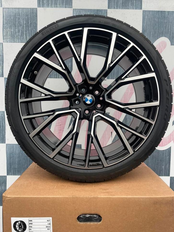 22 inch BMW X5 M velgen 5x112 G05 X6 G06 + continental ️, Auto-onderdelen, Banden en Velgen, Banden en Velgen, Zomerbanden, Overige maten