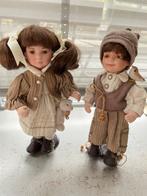 Poppenset Jongen & Meisje, Verzamelen, Poppen, Ophalen of Verzenden, Zo goed als nieuw, Pop
