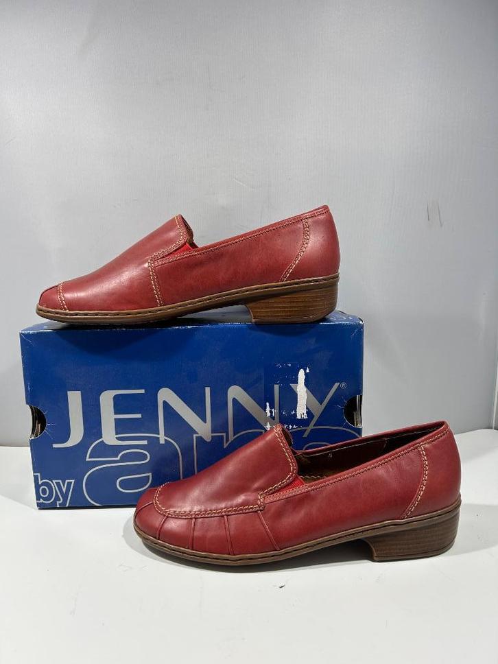 Ara, maat 39 h (wijd) bordeaux rode instappers., Kleding | Dames, Schoenen, Nieuw, Instappers, Rood, Verzenden