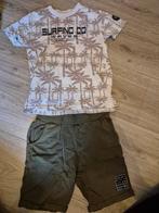 Zomers setje voor jongens shirt dutchjeans 122 broek 110, Ophalen of Verzenden, Zo goed als nieuw, Onbekend, Jongen