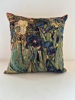 Metrax-Craye Jacquard Kussen “irissen” van Gogh 48x48, Ophalen of Verzenden, Zo goed als nieuw, Vierkant