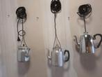 Koffiepot Lampen - Unieke Bar/Kantine Verlichting, Huis en Inrichting, Lampen | Hanglampen, Gebruikt, Ophalen of Verzenden, Minder dan 50 cm