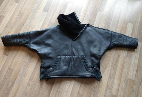 Japa  couture vintage leren jas jack motorjack jaren 80, Kleding | Heren, Jassen | Winter, Zo goed als nieuw, Maat 48/50 (M), Zwart