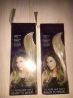 Nieuw Secret Extensions licht goudblond 2x, Ophalen of Verzenden, Nieuw, Pruik of Haarverlenging