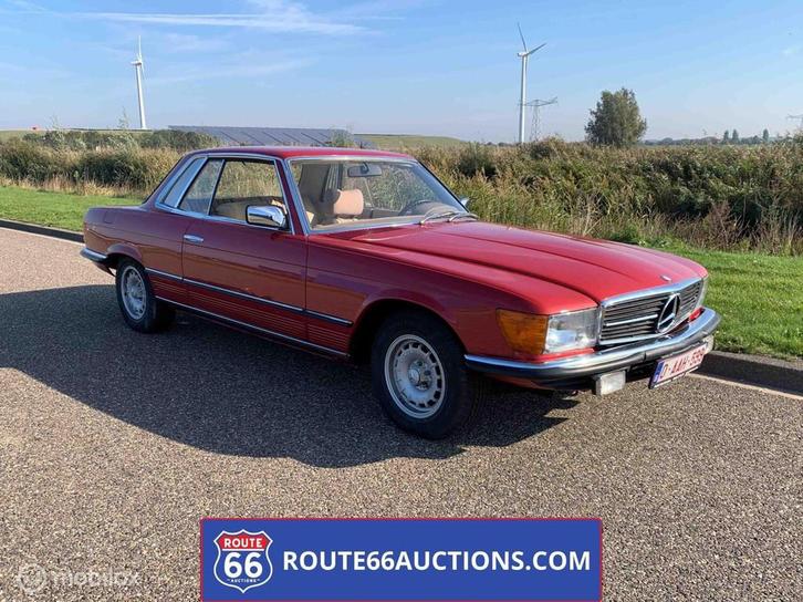 Mercedes-Benz 280 SLC | 1976 | Route 66 Auctions, Auto's, Oldtimers, Bedrijf, Te koop, Mercedes-Benz, Benzine, Overige carrosserieën