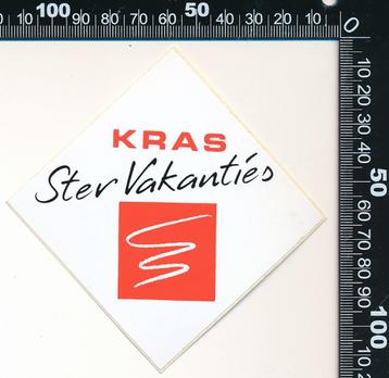 Sticker: Kras - Ster vakanties (Ruit) beschikbaar voor biedingen