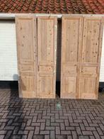 Paneeldeuren kastdeuren oude deuren 2 sets. 4 deuren, Ophalen of Verzenden