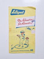 Folder/catalogus Liliput jaren '50/'60, Hobby en Vrije tijd, Gebruikt, Ophalen of Verzenden, Liliput, Gelijkstroom