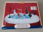 Lemax schaatsbaan met kinderen.  Op elektra., Ophalen of Verzenden
