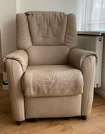 Zeer nette elektrische relaxfauteuil Chicago met opstahulp, Huis en Inrichting, Fauteuils, Leer, Zo goed als nieuw, Ophalen