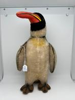 Steiff! Een hele grote pinguïn: hoog: 32,5 cm. Met knop!, Antiek en Kunst, Antiek | Speelgoed, Verzenden