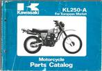 Kawasaki KL250 A Parts List (639s), Motoren, Verzenden, Kawasaki