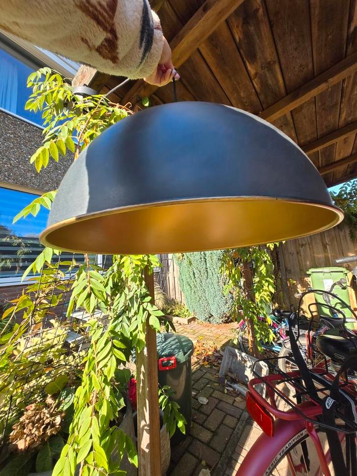 Stijlvolle lamp, Huis en Inrichting, Lampen | Hanglampen, Zo goed als nieuw, Minder dan 50 cm, Metaal, Ophalen of Verzenden