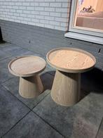 Mooie Bijzettafel Set - Hout, Huis en Inrichting, Tafels | Bijzettafels, Minder dan 45 cm, Minder dan 55 cm, Gebruikt, Rond