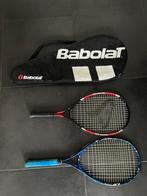 2 tennisrackets + tennisbal, Sport en Fitness, Ophalen, Gebruikt, Racket, Overige merken