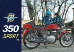 MV Agusta 350 Sport folder 1975, Motoren, Handleidingen en Instructieboekjes, MV Agusta
