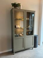 Vitrinekast vintage, Huis en Inrichting, Kasten | Vitrinekasten, Ophalen, Vintage, 150 tot 200 cm, 25 tot 50 cm