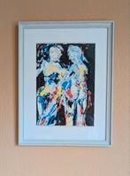 Ingelijste zeefdruk Erszi Jonas, Antiek en Kunst, Ophalen of Verzenden