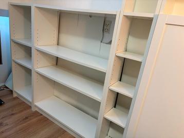IKEA BILLY boekenkasten + OXBERG deuren - wit - afbeelding 3