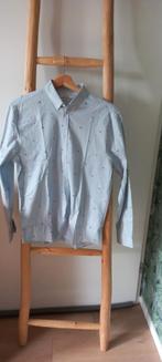 SISSY-BOY OVERHEMD LICHTBLAUW MAAT M SLIMFIT KATOEN /ELASTAN, Blauw, Zo goed als nieuw, Sissy Boy, Halswijdte 39/40 (M)