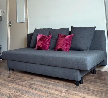 ASARUM three-seater sofa bed 191x84x73 cm gray beschikbaar voor biedingen