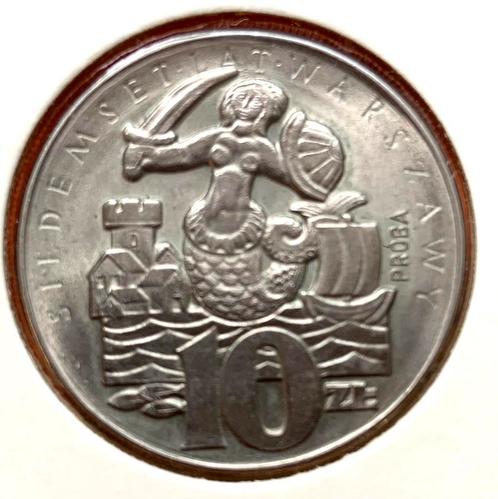 Polen 10 Zlotych 1965 proba zeldzaam, Postzegels en Munten, Munten | Europa | Niet-Euromunten, Polen, Ophalen of Verzenden